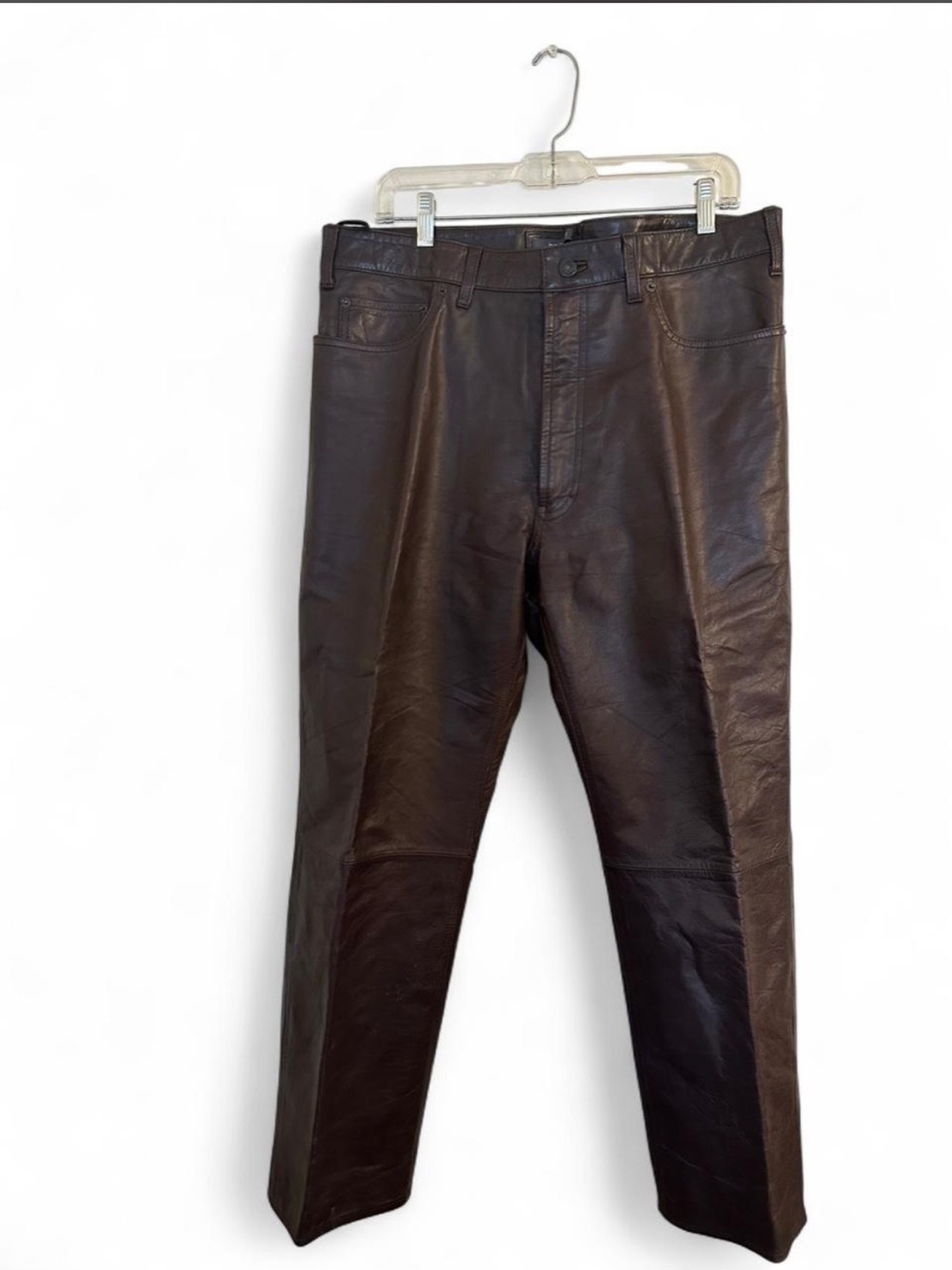 Vintage Gap Men’s Genuine Leather Boot Fit Brown Pants